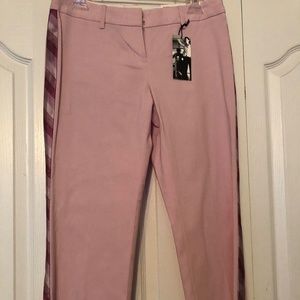 Pink cropped pants
